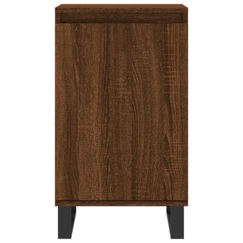 Бюфети 2 бр кафяв дъб 40x35x70 см инженерно дърво