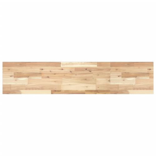 Плаващ рафт 2 бр 160x30x2 см необработено дърво акация масив