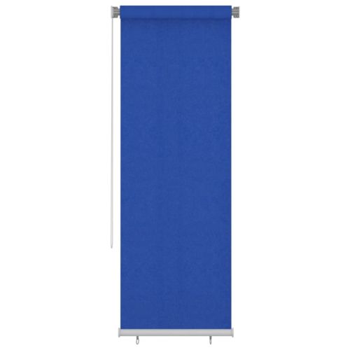 Външна роло щора, 80x230 см, синя, HDPE