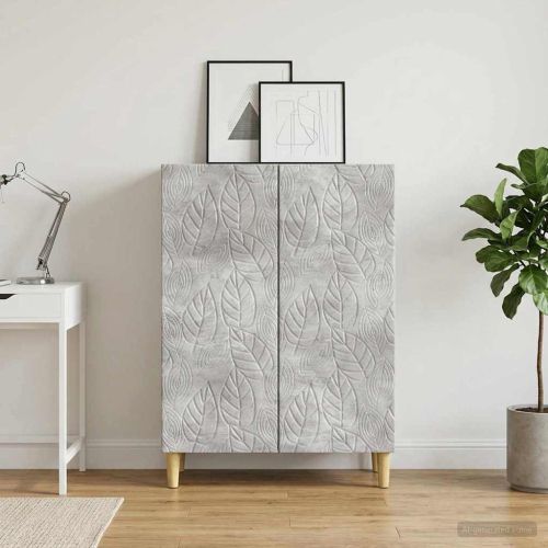 Служебен шкаф Бетонно сиво 66 x 34,5 x 90 см