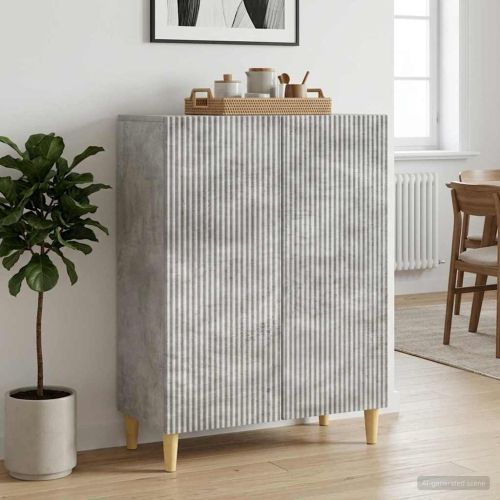 Служебен шкаф Бетонно сиво 66 x 34,5 x 90 см