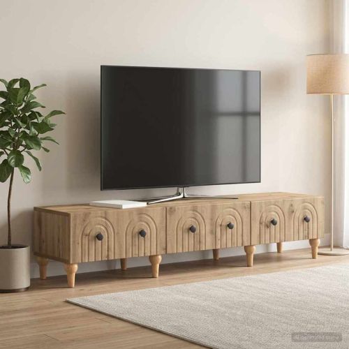 ТВ шкаф Дъб артизан 147 x 34,5 x 30 см Инженерна дървесина