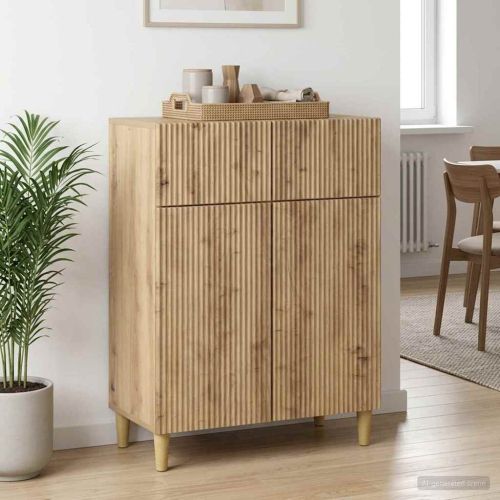 Служебен шкаф Дъб артизан 66 x 34,5 x 90 см Инженерна дървесина