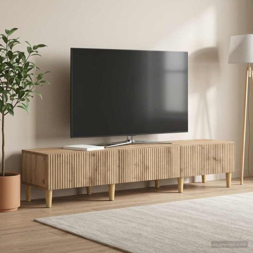 ТВ шкаф Дъб артизан 147 x 34,5 x 30 см Инженерна дървесина