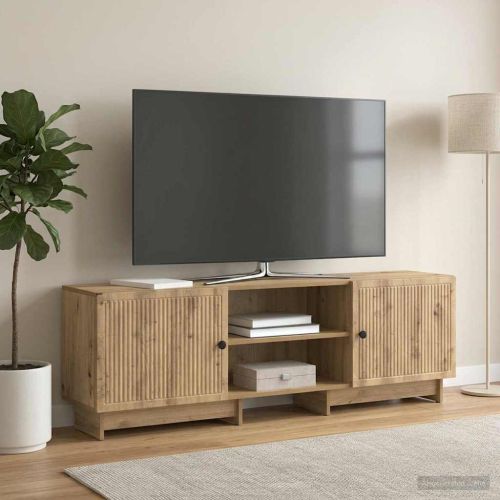 ТВ шкаф Артизан Дъб 150 x 31 x 50 см Инженерен дървен материал