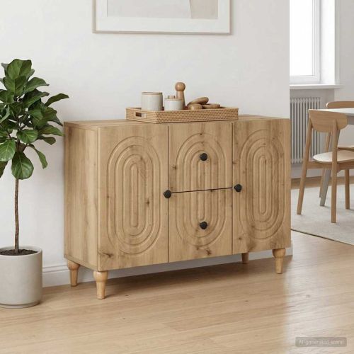 ТВ шкаф Дъб артизан 89 x 34,5 x 60 см Инженерна дървесина