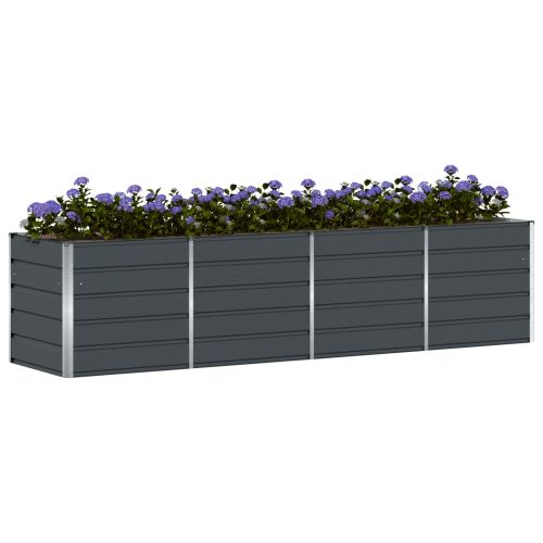 Кашпа Антрацит 320 x 80 x 75 см Стомана