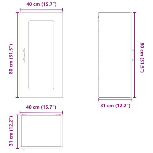Панел за миялна машина Kalmar 2 pcs Циментено сиво