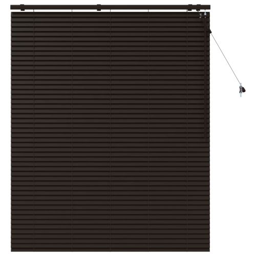 Венецианска щора Тъмен кафяв 125 x 160 см 35 mm