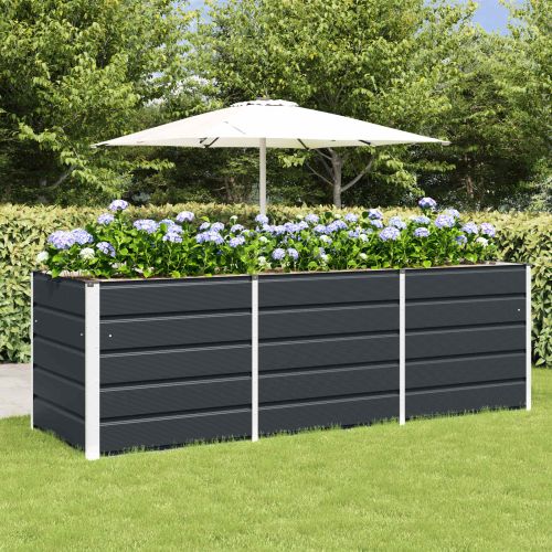 Кашпа Антрацит 240 x 80 x 75 см Стомана