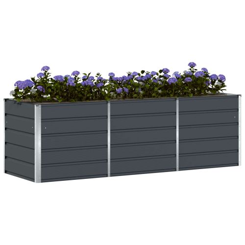Кашпа Антрацит 240 x 80 x 75 см Стомана