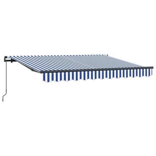 Прибираща се тента Синьо 300 x 200 cm текстил