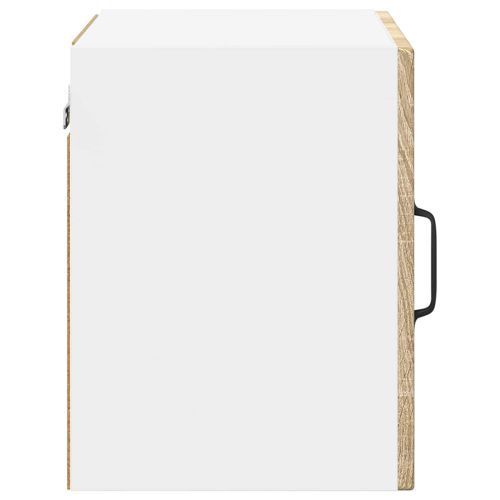 Стенен стъклен шкаф PORTO 2 pcs Сонома дъб 40 x 31 x 40 см