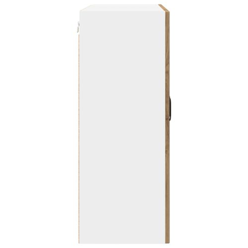 Стенен стъклен шкаф PORTO Дъб 80 x 31 x 80 см