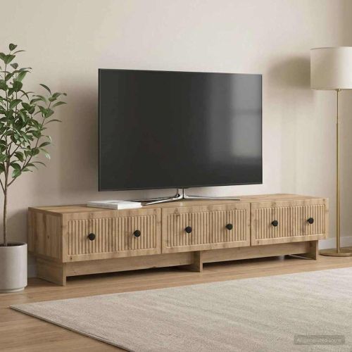 ТВ шкаф Дъб артизан 147 x 34,5 x 30 см Инженерна дървесина