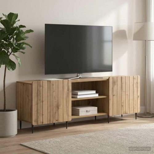 ТВ шкаф Дъб артизан 150 x 31 x 52 см Инженерна дървесина