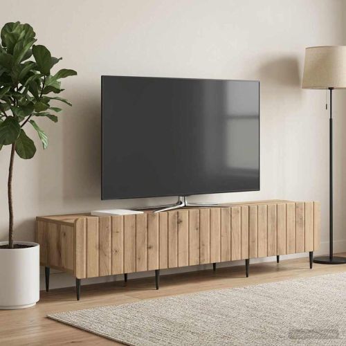 ТВ шкаф Дъб артизан 147 x 34,5 x 32 см Инженерна дървесина