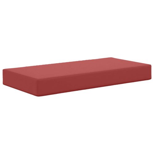 Възглавница за открито седалка виненочервен 80 x 40 x 8 cm