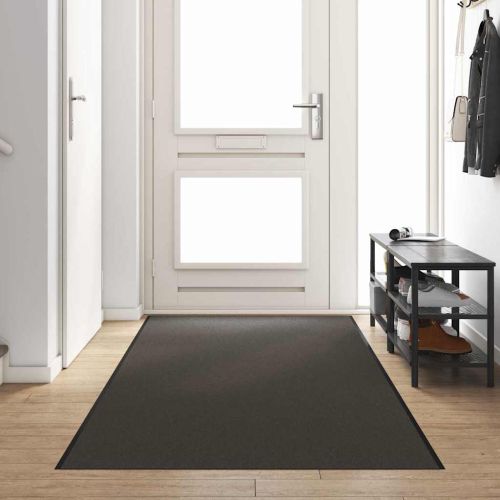 Мат за врата Антрацит и черен 120 x 400 cm 100% Полиамид