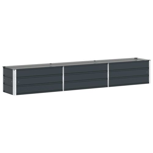 Кашпа Антрацит 290 x 50 x 45 см Галванизирана стомана
