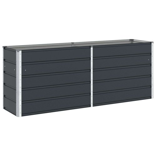 Кашпа Антрацит 195 x 50 x 75 см Галванизирана стомана
