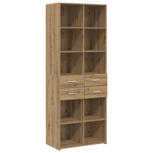 Библиотека Дъб артизан 30 x 42.4 x 185.2 см