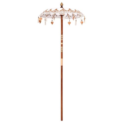 Балийски Парасол Крем 125 x 125 x 260 см