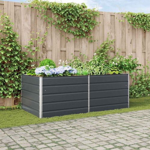 Кашпа Антрацит 195 x 100 x 75 см Поцинкована стомана