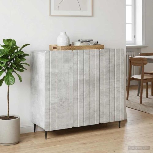 Служебен шкаф Бетонно сиво 89 x 34,5 x 82 см