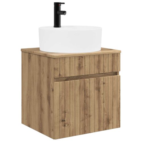Комплект шкафове за баня 5 pcs Дъб артизан 50 x 14,5 x 70 см