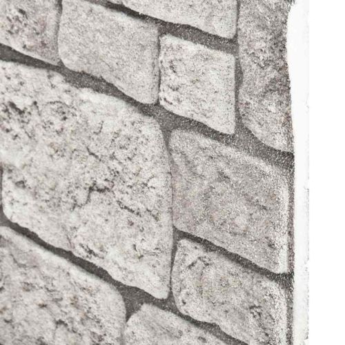 Стенни панели 10 бр. 100 x 50 cm Сиво EPS пяна