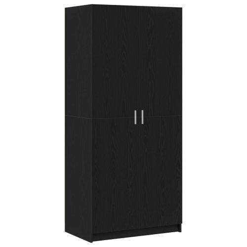 Гардероб Черния дъб 80 x 50,5 x 180 см Инженерна дървесина