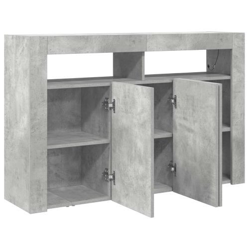Служебен шкаф Циментено сиво 116 x 30 x 75 см