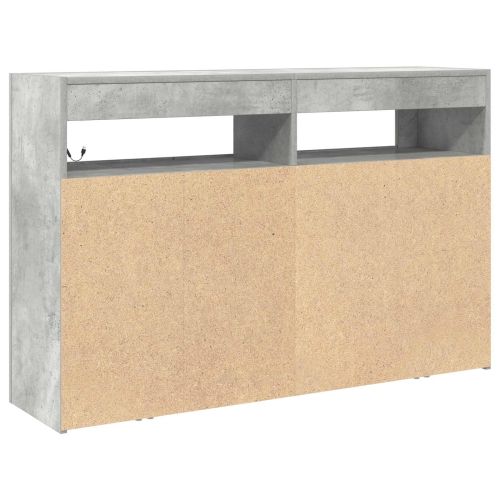 Служебен шкаф Циментено сиво 116 x 30 x 75 см