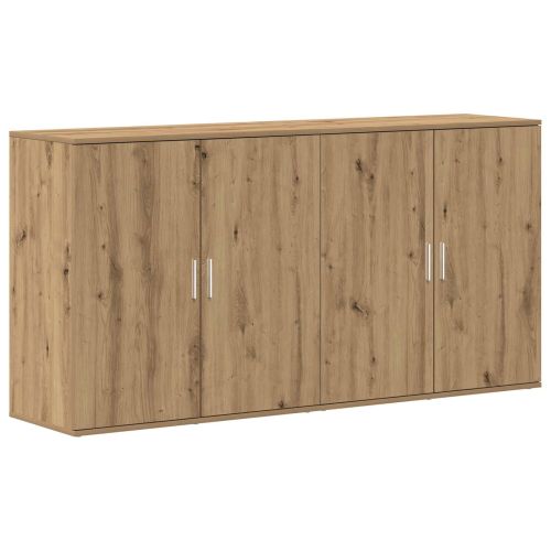 Служебен шкаф 2 бр. Дъб 79 x 38 x 80 см Инженерна дървесина