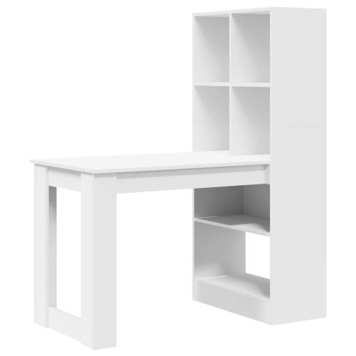Бюро Бяло Инженерна дървесина 122 x 67 x 145 см