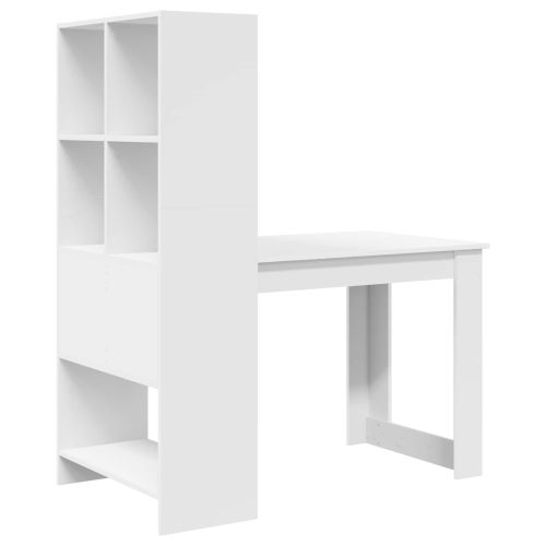 Бюро Бяло Инженерна дървесина 122 x 67 x 145 см