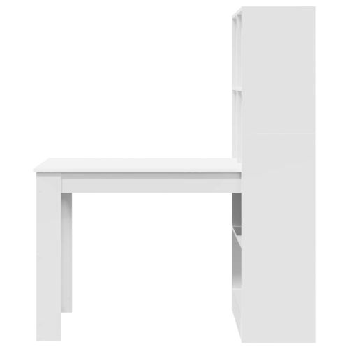 Бюро Бяло Инженерна дървесина 122 x 67 x 145 см