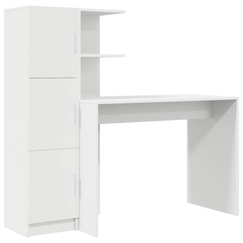 Бюро Бяло 133.5 x 50 x 124 см 2 бр.
