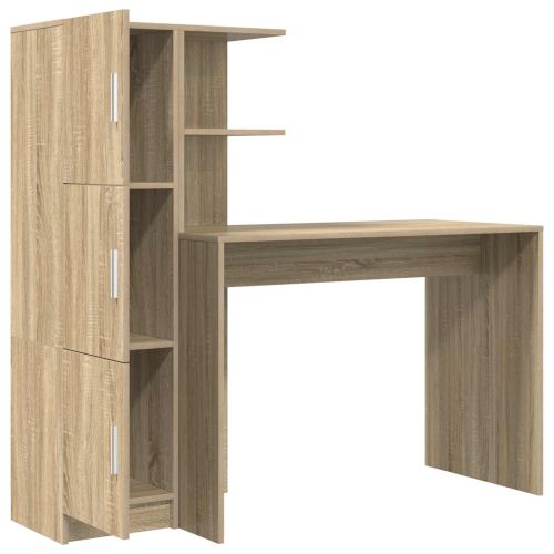 Бюро Сонома дъб 133.5 x 50 x 124 см 2 бр.
