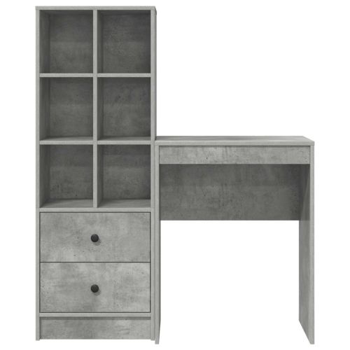 Бюро Циментено сиво 105,5 x 34 x 127 см 2 бр.