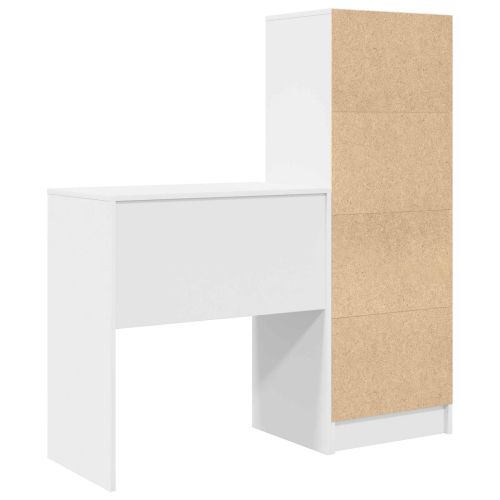 Бюро Бяло 115,5 x 40 x 127 см 2 бр.