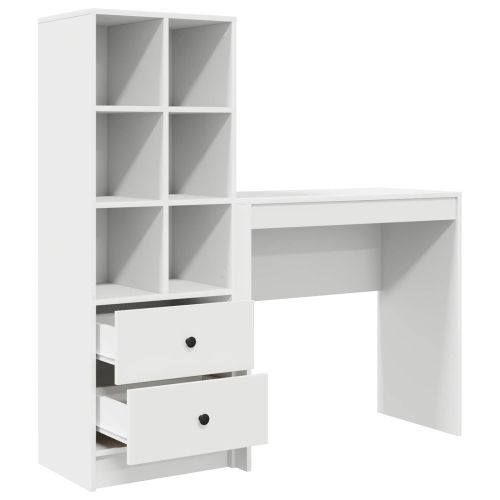 Бюро Бяло 125,5 x 40 x 127 см 2 бр.