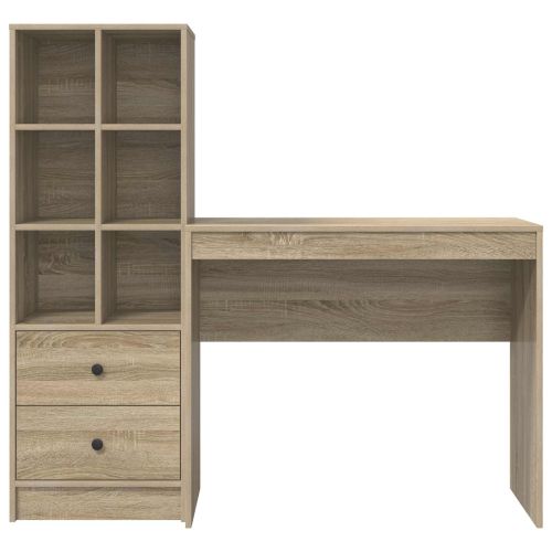 Бюро Сонома дъб 135,5 x 40 x 127 см 2 бр.