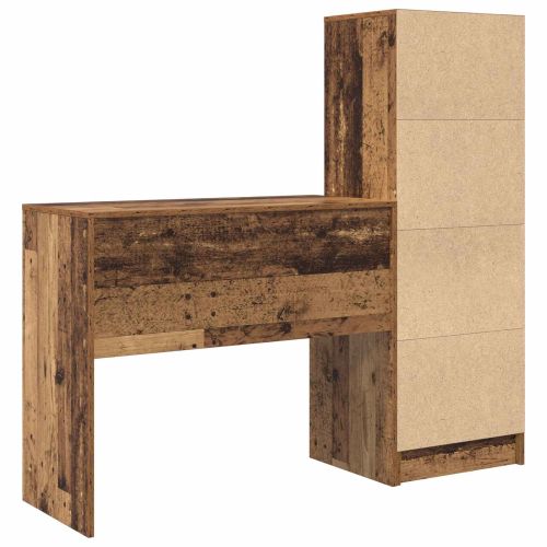 Бюро Старо дърво 135,5 x 40 x 127 см 2 бр.