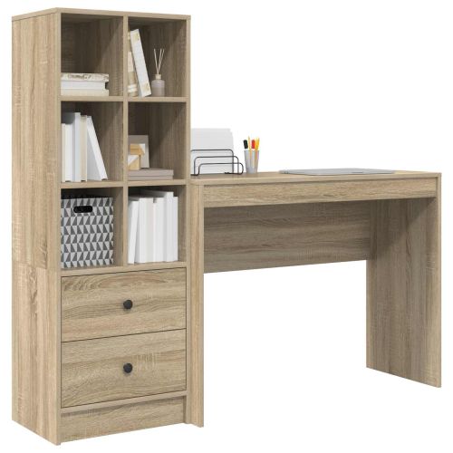 Бюро Сонома дъб 145,5 x 40 x 127 см 2 бр.