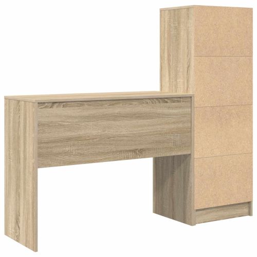 Бюро Сонома дъб 145,5 x 40 x 127 см 2 бр.