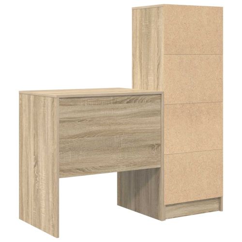Бюро Сонома дъб 115,5 x 50 x 127 см 2 бр.