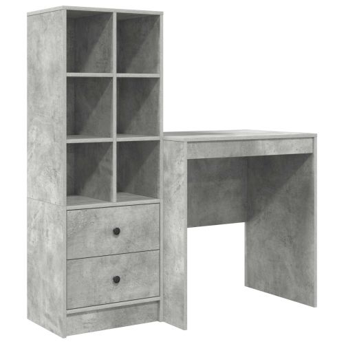 Бюро Циментено сиво 115,5 x 50 x 127 см 2 бр.
