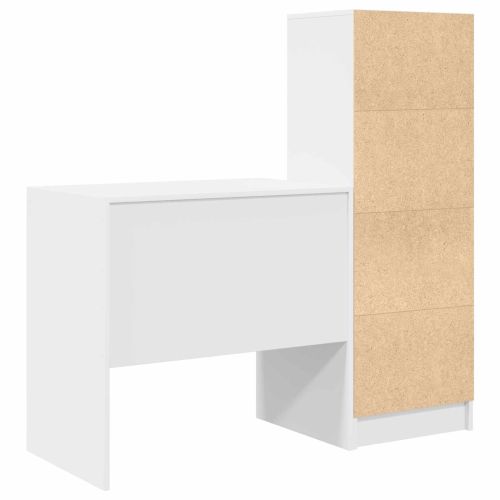 Бюро Бяло 125,5 x 50 x 127 см 2 бр.